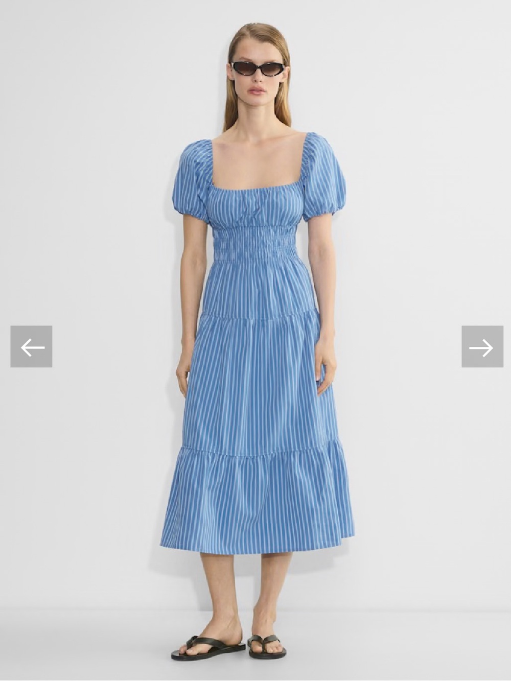 Aritzia Wilfred Allegoria Poplin Dress
